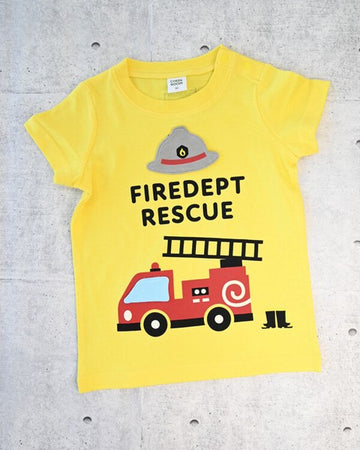 CHEEK ROOM 消防車 Tシャツ