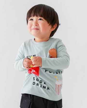 CHEEK ROOM キッズセットロングTシャツ