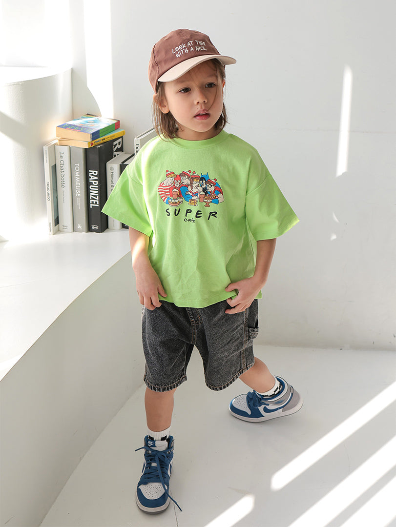 ocean&ground FUN! FUN! FUN!プリントTシャツ