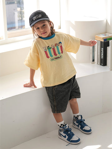 ocean&ground FUN! FUN! FUN!プリントTシャツ