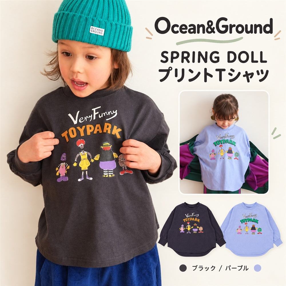 Ocean&Ground SPRING DOLLプリントTシャツ