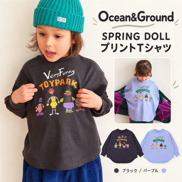 Ocean&Ground SPRING DOLLプリントTシャツ