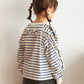 Ocean&Ground バックフリルボーダーTシャツ