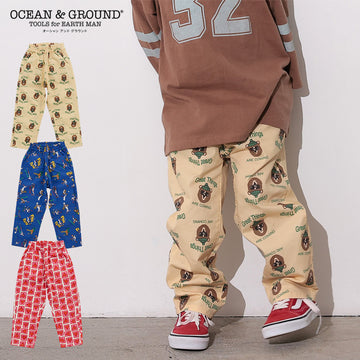 ocean&ground ソウガラテーパードパンツ