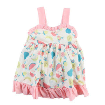 フルーツ柄ピンク/80