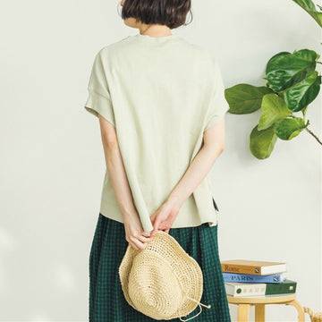 ヘビーウェイト天竺半袖プルオーバー