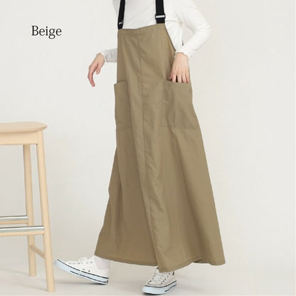 Nylon Work Jumper Skirt