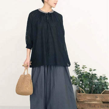 総刺繍2Wayプルオーバー