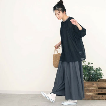 総刺繍2Wayプルオーバー