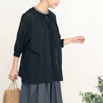 総刺繍2Wayプルオーバー