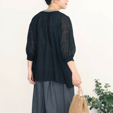 総刺繍2Wayプルオーバー