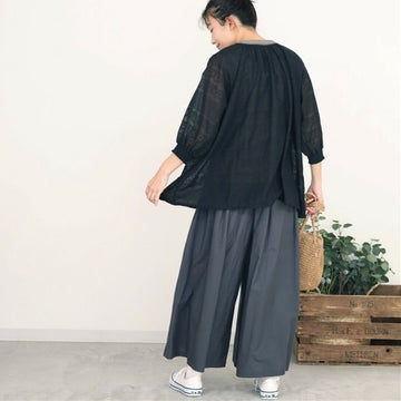 総刺繍2Wayプルオーバー