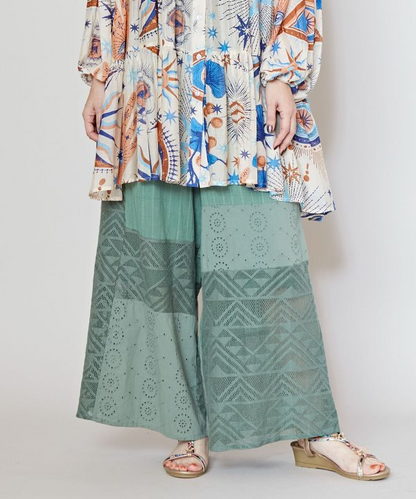 Amina/ids5127/レリーアパンツ/khaki チャイハネ CAYHANE