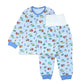 Kids pajamas, long sleeves, quilted, with belly warmer, autumn/winter, winter, loungewear, set, cotton, kids, boys, girls, loungewear, 100, 110, 120, 130