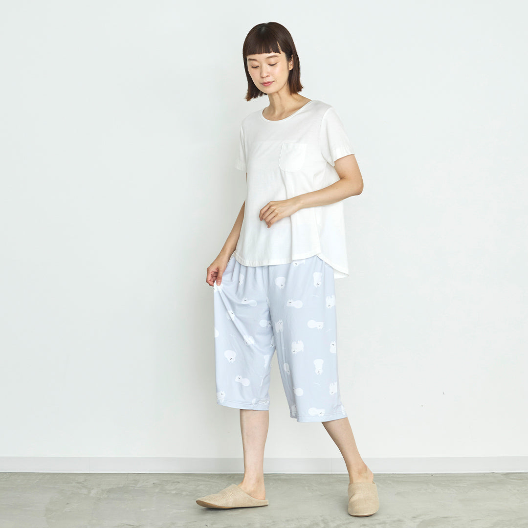 接触冷感ステテコ パンツ レディース