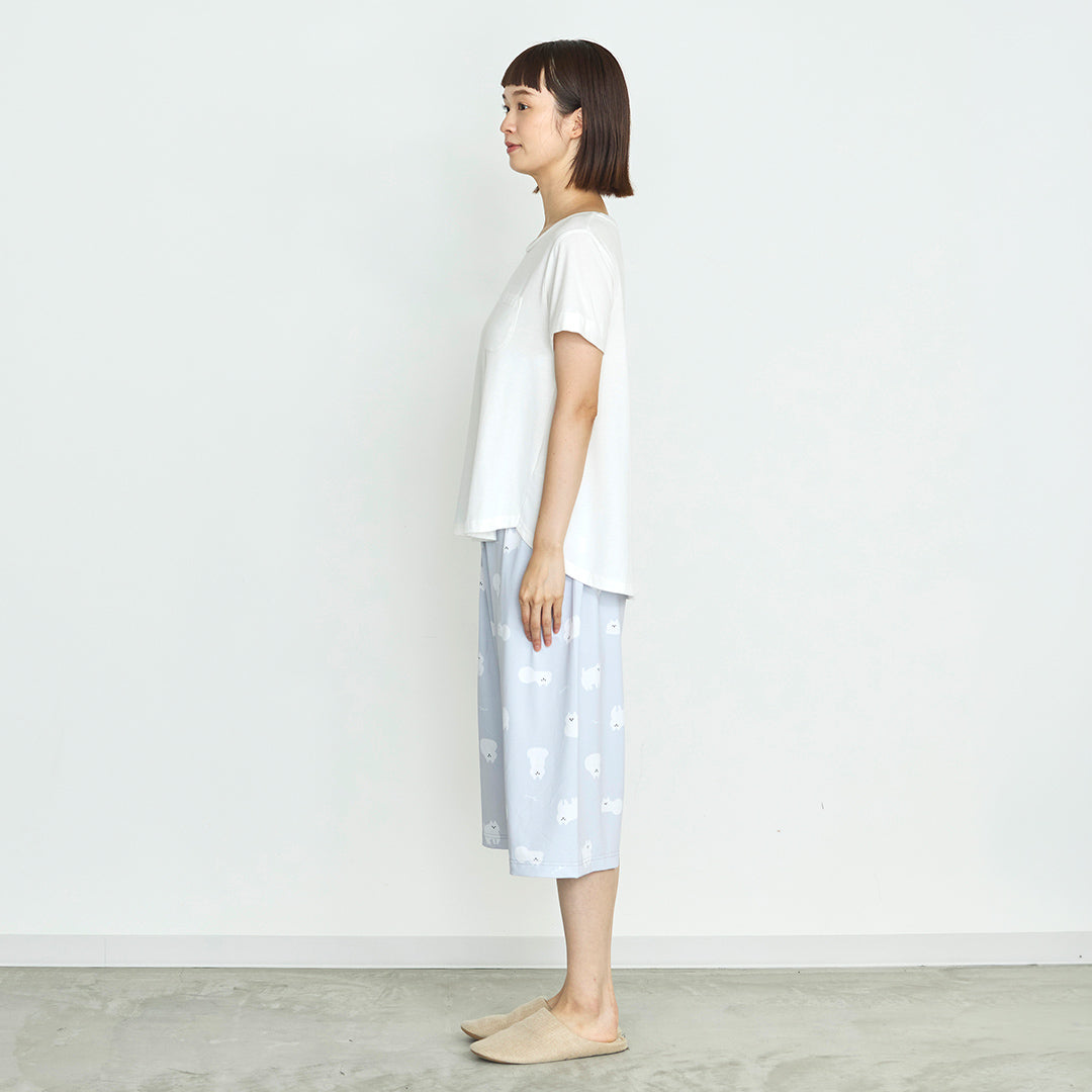 接触冷感ステテコ パンツ レディース