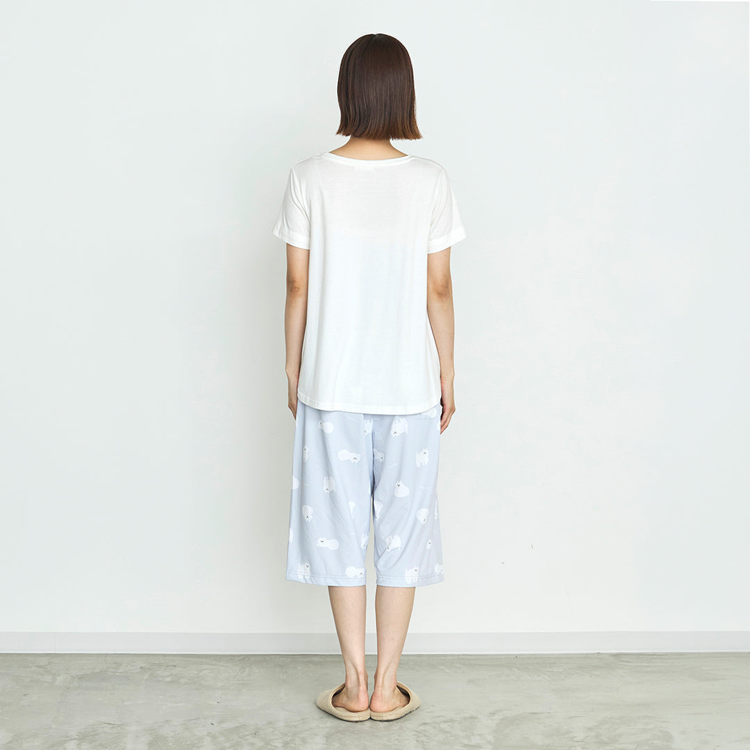 接触冷感ステテコ パンツ レディース