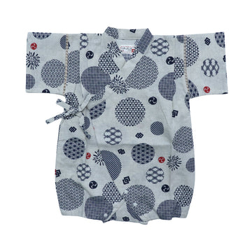 和柄水玉/ベージュ