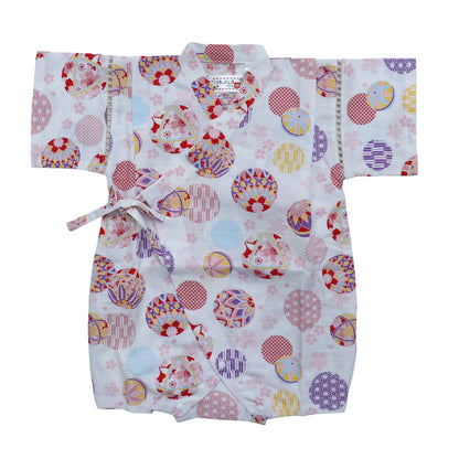 和柄甚平 ロンパース 赤ちゃん 女の子