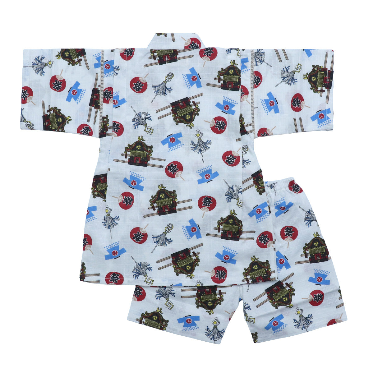 男の子 甚平 祭り柄 80-160size