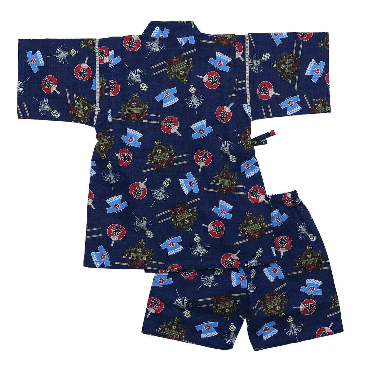 男の子 甚平 祭り柄 80-160size