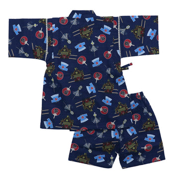 男の子 甚平 祭り柄 80-160size
