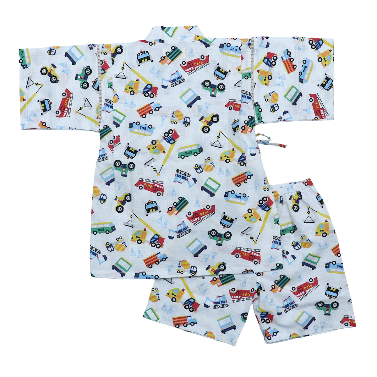 男の子 甚平 働く車柄 80-130size