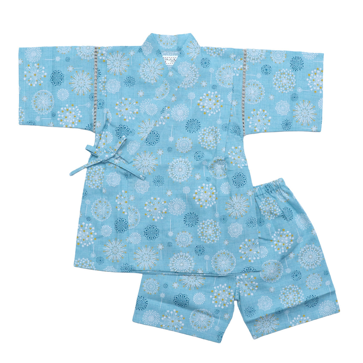 男の子 甚平 北欧花火柄 80-160size