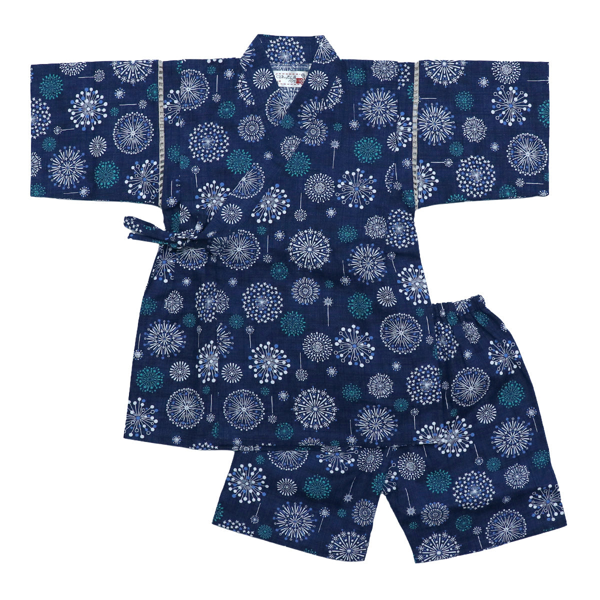 男の子 甚平 北欧花火柄 80-160size