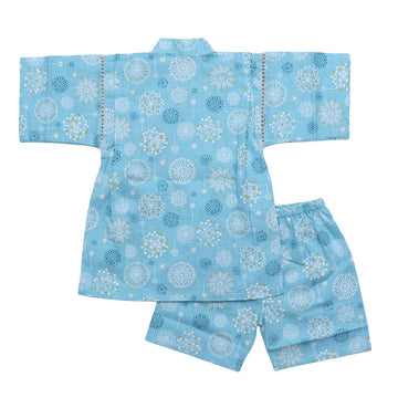 男の子 甚平 北欧花火柄 80-160size