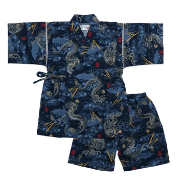 男の子 甚平 龍柄 80-160size