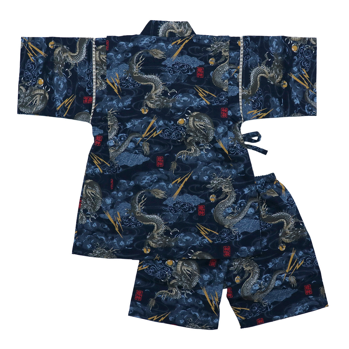 男の子 甚平 龍柄 80-160size