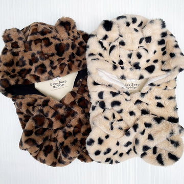 アニマル柄 フードマフラー