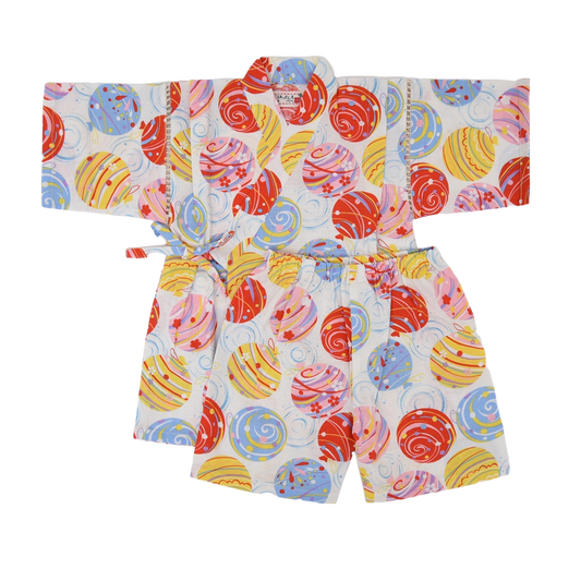 Girls Jinbei Water Balloons 80-160size