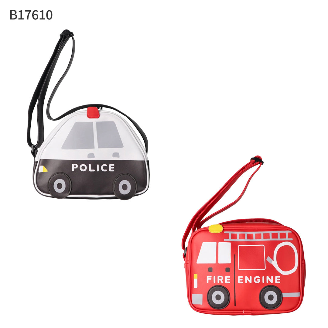 Kids Foret パトカー・消防車立体通園バッグ