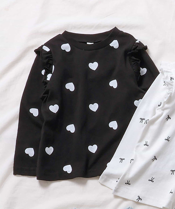 apres les cours 肩フリルTシャツ/7days Style | 子供服のスマイルベビー