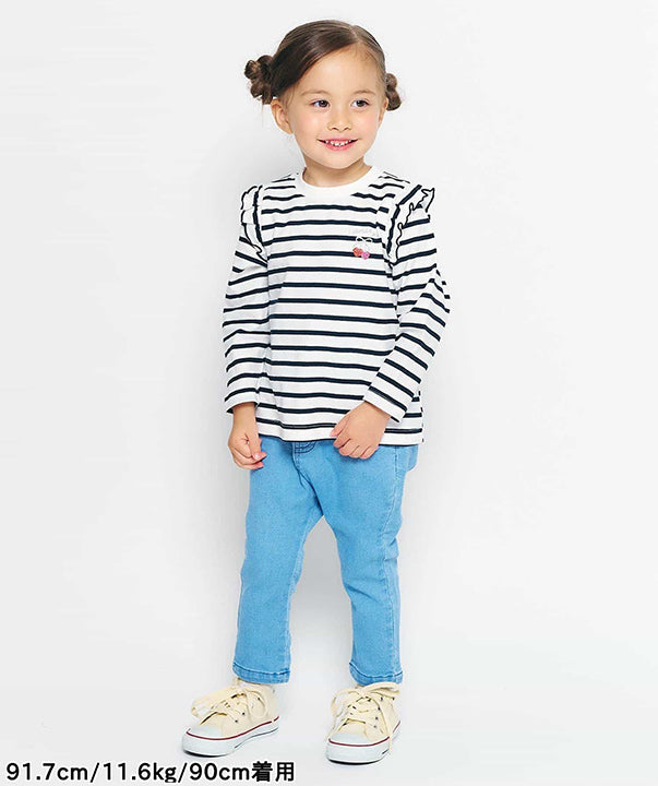 apres les cours 肩フリルTシャツ/7days Style | 子供服のスマイルベビー