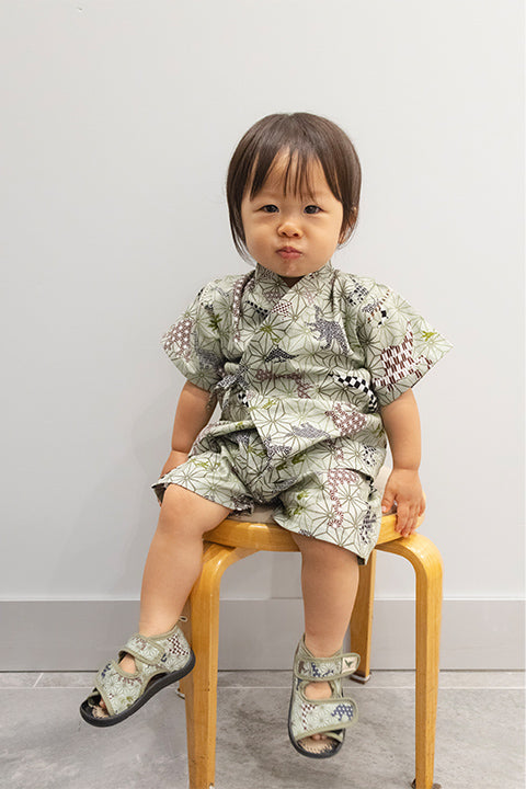 Munya Munya 草履 和柄キッズサンダル