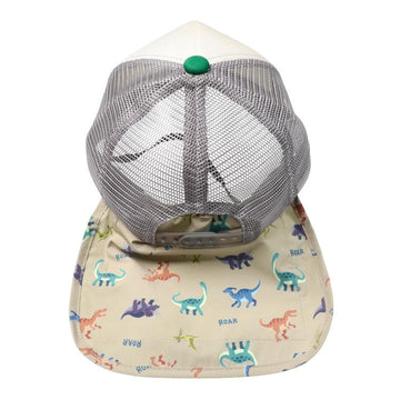 Kids Foret 恐竜メッシュキャップ 日除けポケット付き