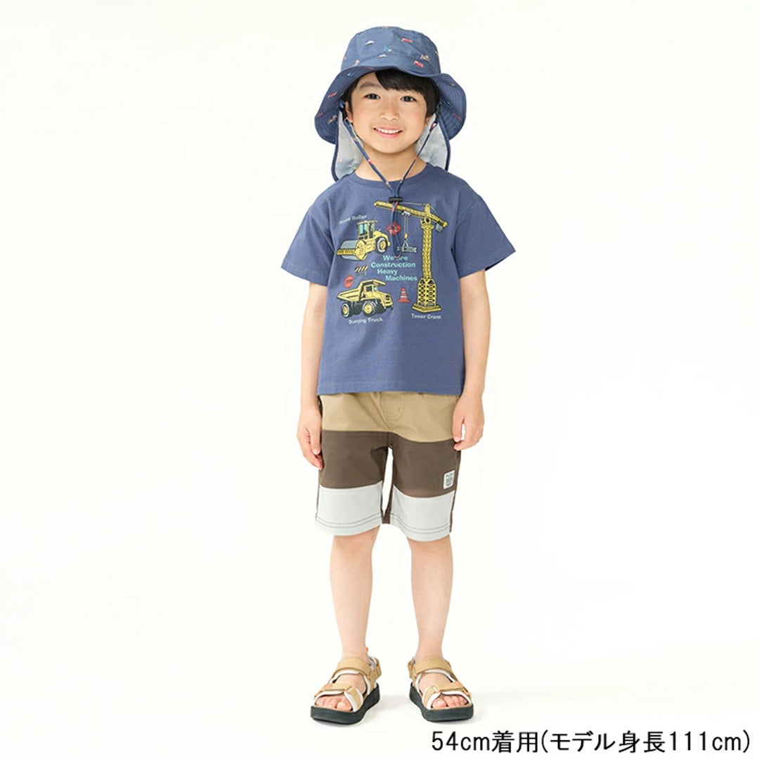 Kids Foret 働く車柄撥水ハット・帽子
