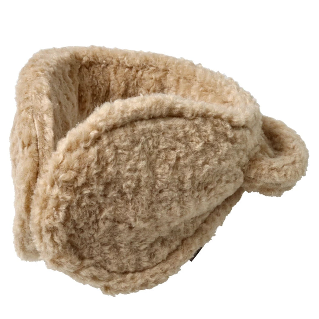 Kids Foret イヤーマフ フェイクファー もこもこボア リボン付き ふわふわハート アニマル