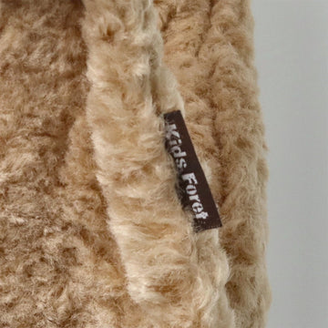 Kids Foret イヤーマフ フェイクファー もこもこボア リボン付き ふわふわハート アニマル