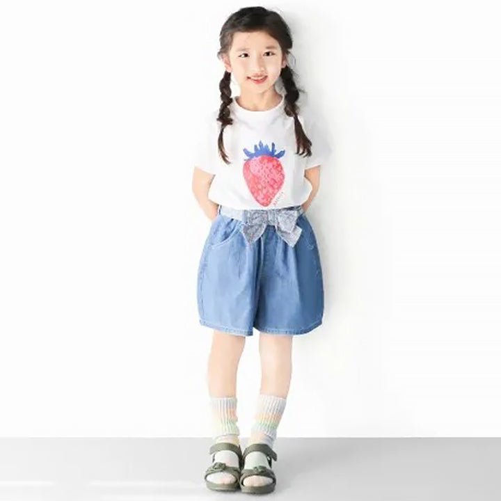 エルコペック ライトデニムショートパンツ