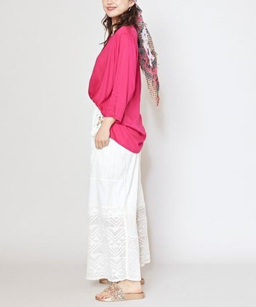 Amina/ids5127/レリーアパンツ/khaki チャイハネ CAYHANE