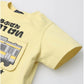 moujonjon JR conventional line train maze short-sleeved T-shirt