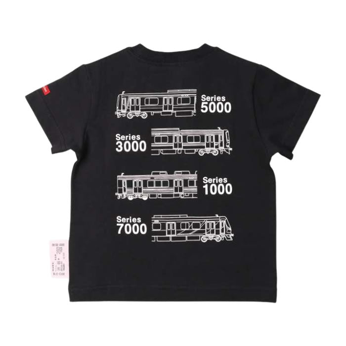 東急電鉄電車大集合半袖Tシャツ