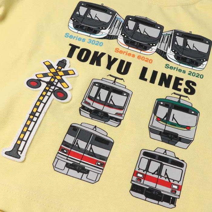 東急電鉄電車大集合半袖Tシャツ