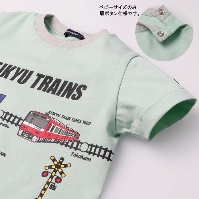 京急電鉄電車路線図半袖Tシャツ