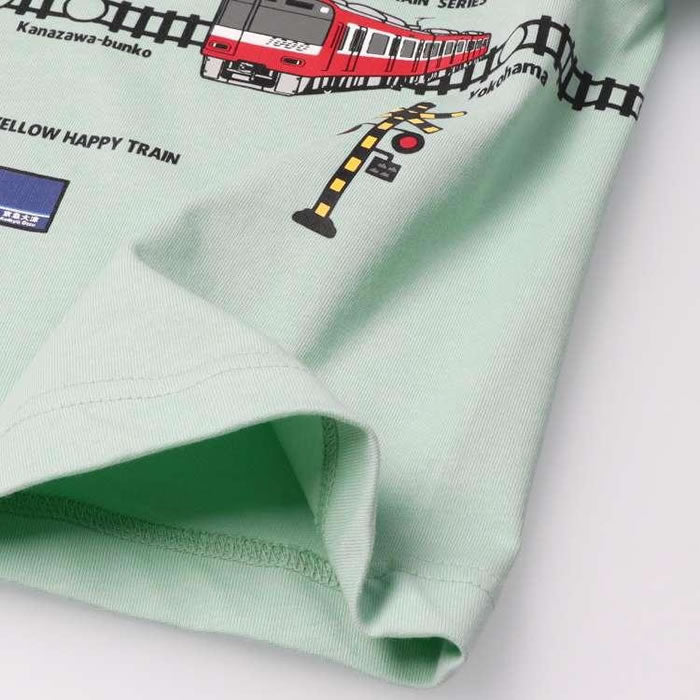 京急電鉄電車路線図半袖Tシャツ