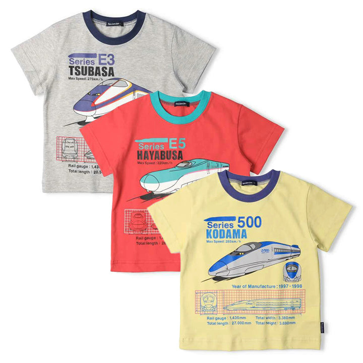 moujonjon JR新幹線電車半袖Tシャツ